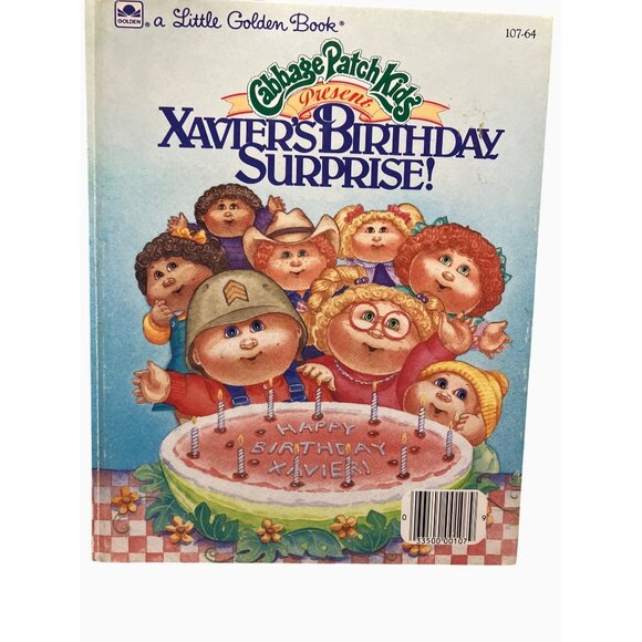 Cabbage Patch Kids Xaviers Birthday Surprise! Little Golden Book By Ari Hill - Picture 6 of 15